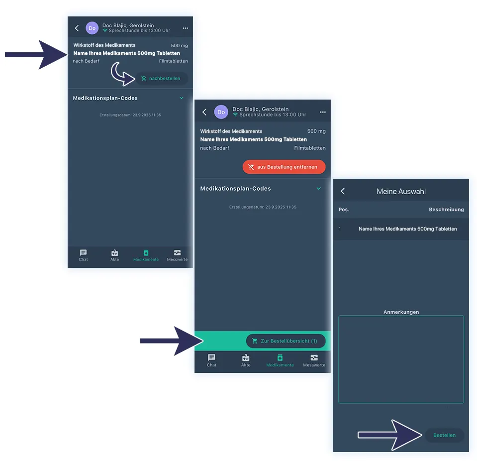 Online Rezeptbestellung